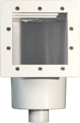 Poolzilla Standard Complete Thru-Wall Skimmer Kit | Above Ground Pools | White