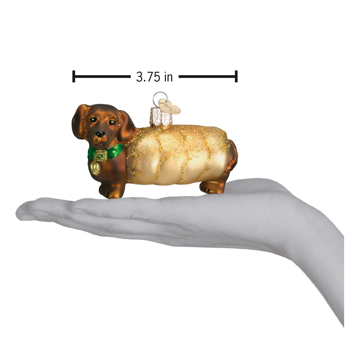Old World Christmas Westie Glass Blown Ornament for Christmas Tree, Handcrafted Holiday Decoration, Dog Collection