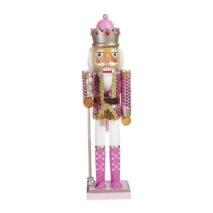 Kurt S. Adler Kurt Adler 15-Inch Pink Nutcracker, Multi