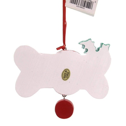 Spoiled Rotten Dog Bone Christmas Tree Ornament A1676