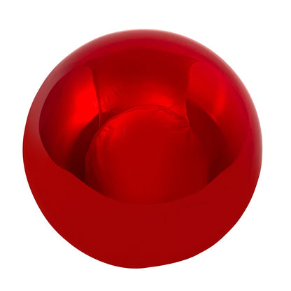 Kurt Adler 80mm Shiny Red Glass Ball Ornaments, 4-Piece Box Set Christmas