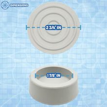 Poolzilla (2-Pack) Outside Pool Ladder Bumpers for Inground Pool, Fits 1.9" Standard Swimming Pool Ladder Tubing