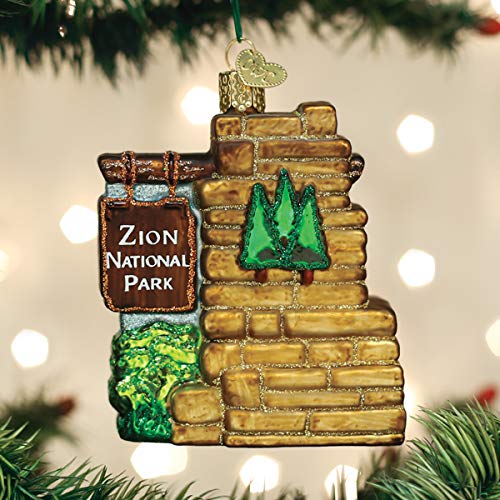 Old World Christmas Ornaments Zion National Park Glass Blown Ornaments for Christmas Tree