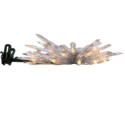 Kurt S. Adler Kurt Adler UL 30-Light Crystal Snowflake Treetop, 11.25in, Clear