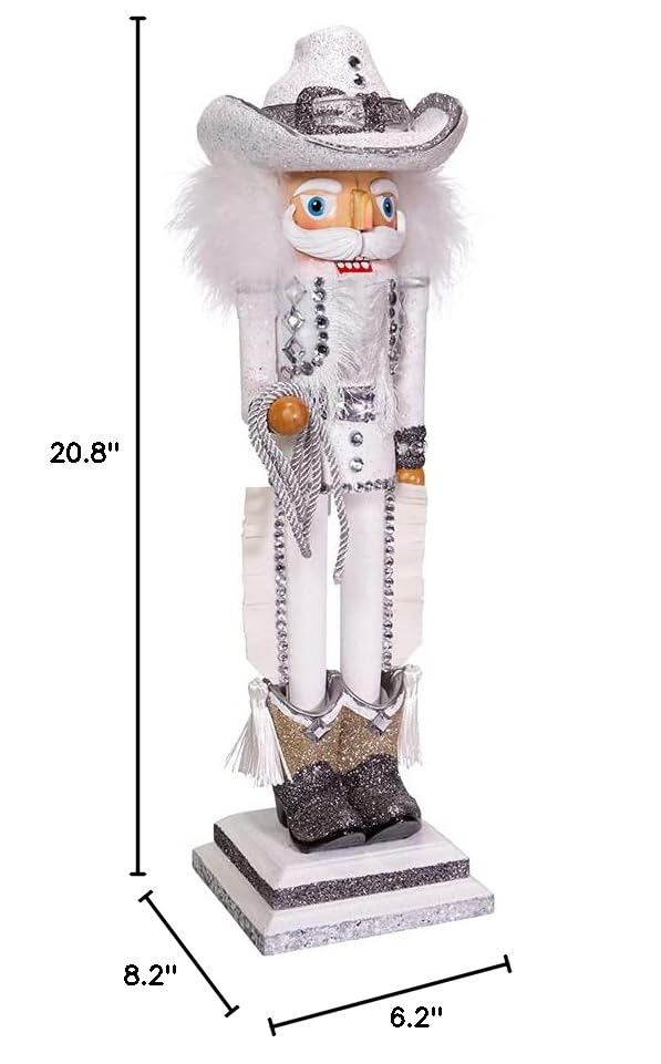 19-Inch Hollywood Rhinestone Cowboy Nutcracker