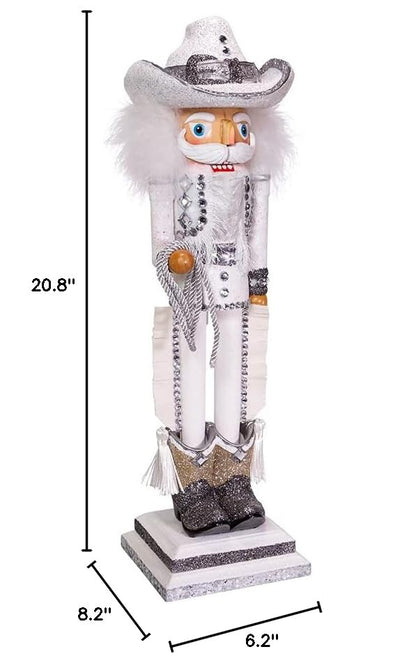 19-Inch Hollywood Rhinestone Cowboy Nutcracker
