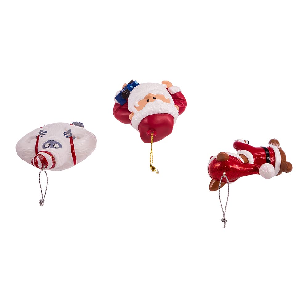 Rudolph The Red-Nosed Reindeer? Blow Mold Ornament 3-Piece Set