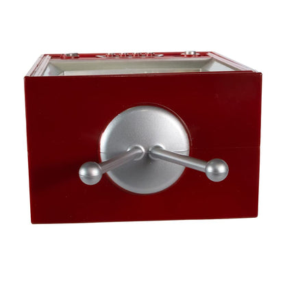 Kurt S. Adler Battery-Operated Rudolph and Santa Musical TV Table Piece, 8.5-Inch, Multi-Colored