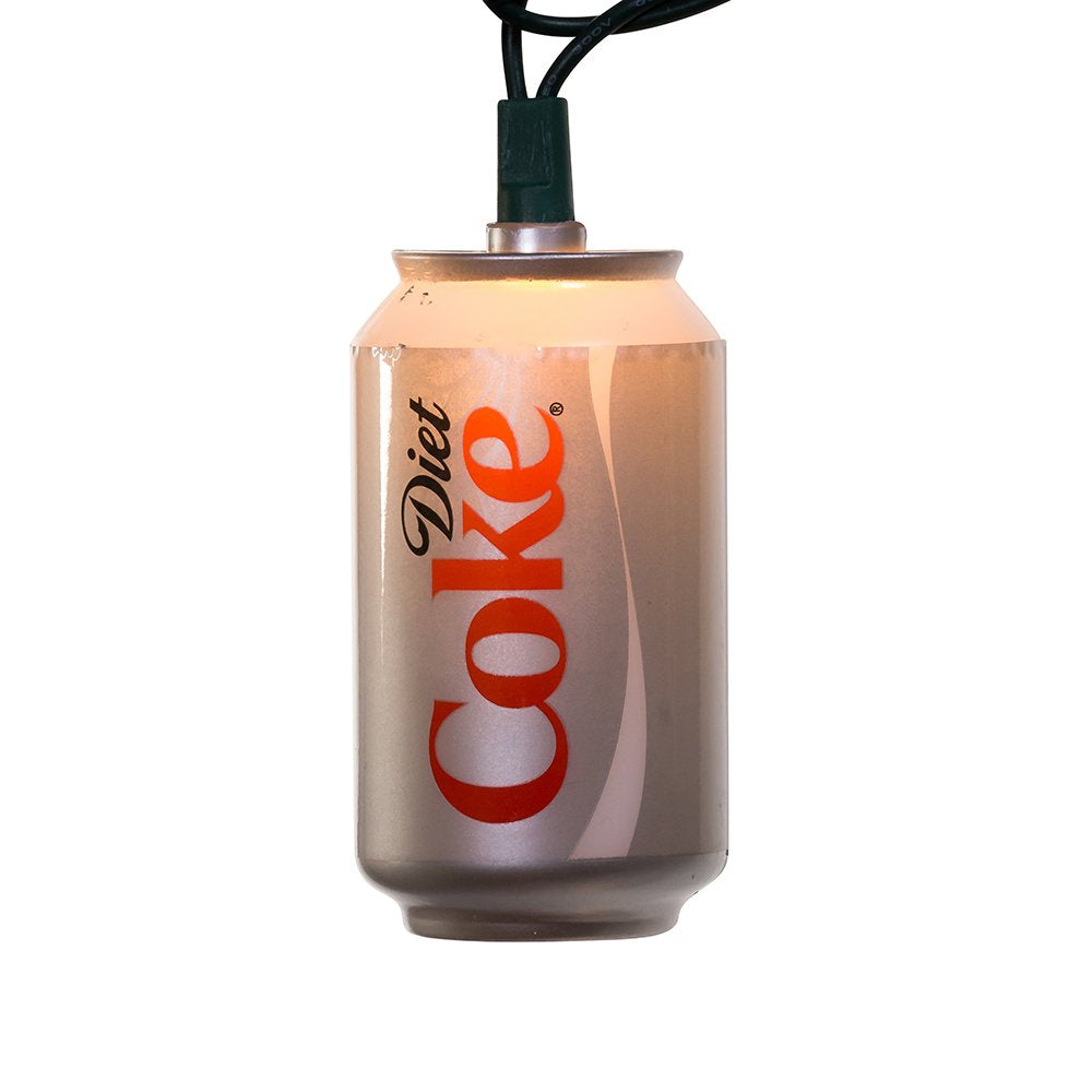 Kurt Adler CC0748DC Diet Coke Can Light Set, 10 Light