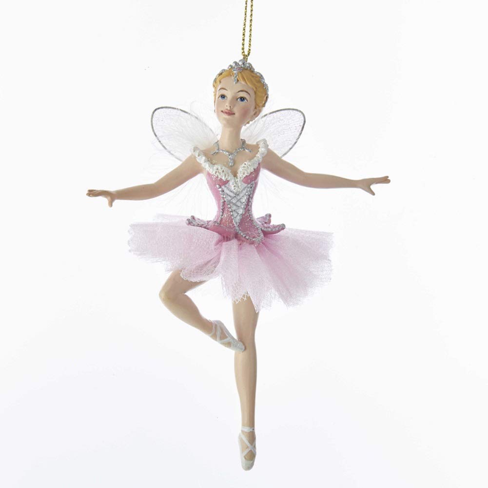 Kurt S. Adler Nutcracker Suite Sugar Plum Fairy with Wings Ornament C7656 New