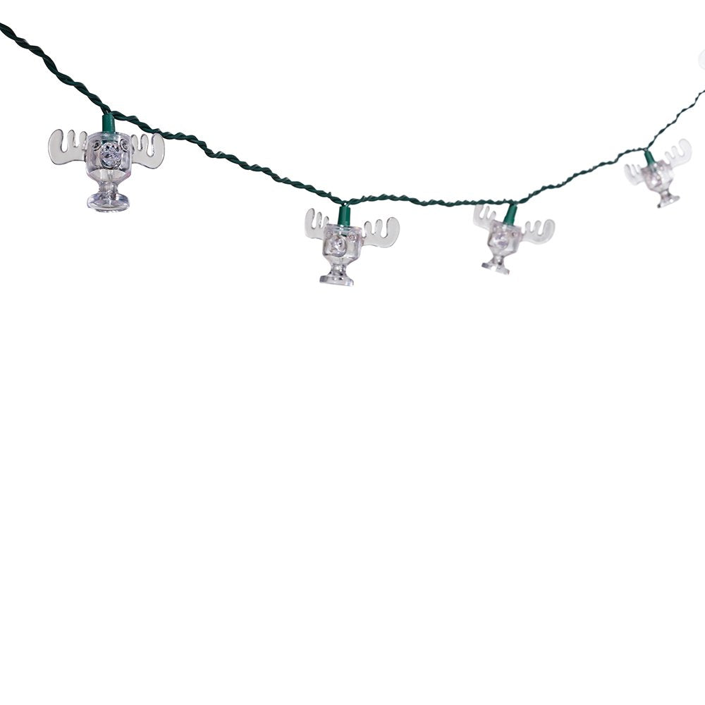 National Lampoon Christmas Vacation Kurt Adler UL 10-Light Wally World Moose Mug Light Set