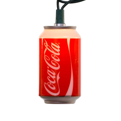 Kurt Adler CC0748 Coca-Cola Can Light Set, 10 Light
