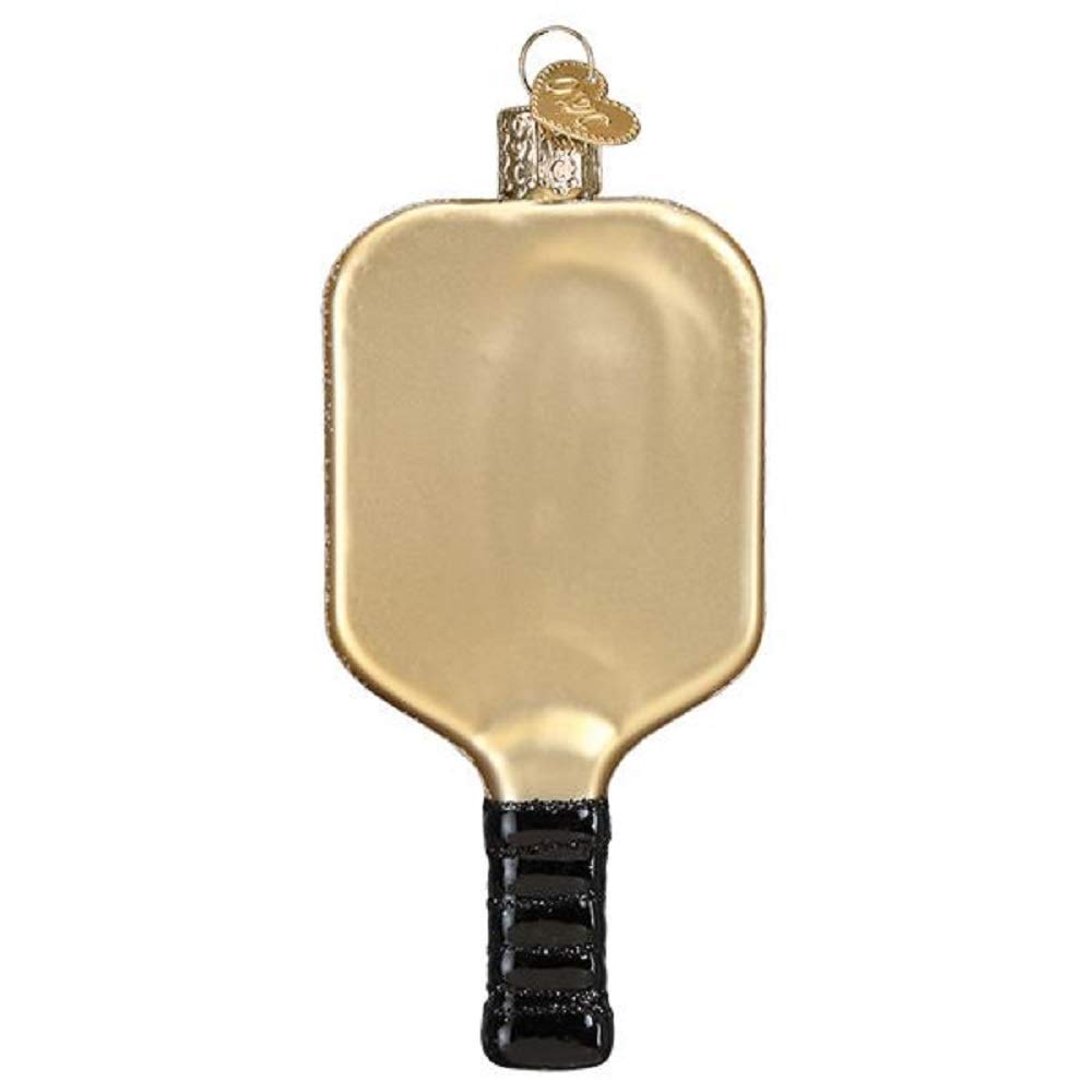 Old World Christmas Pickleball Paddle Blown Glass 2020 Unique Christmas Ornaments for Christmas Tree Decorations