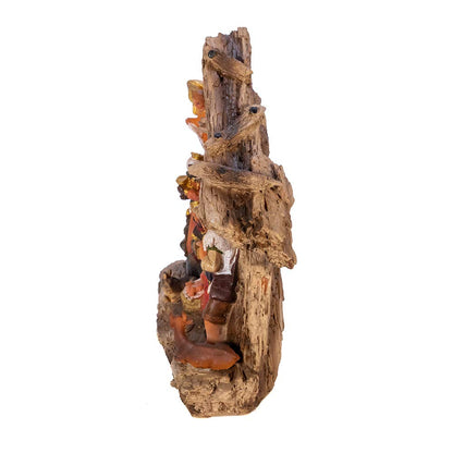 Kurt Adler 7-Inch Resin Nativity Table Piece, 11 Piece Set with Stable