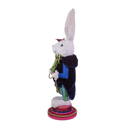 Kurt S. Adler 18" Hollywood White Rabbit Nutcracker