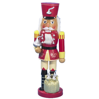 Kurt S. Adler Hershey Kisses Soldier Nutcracker, 14-Inch Red