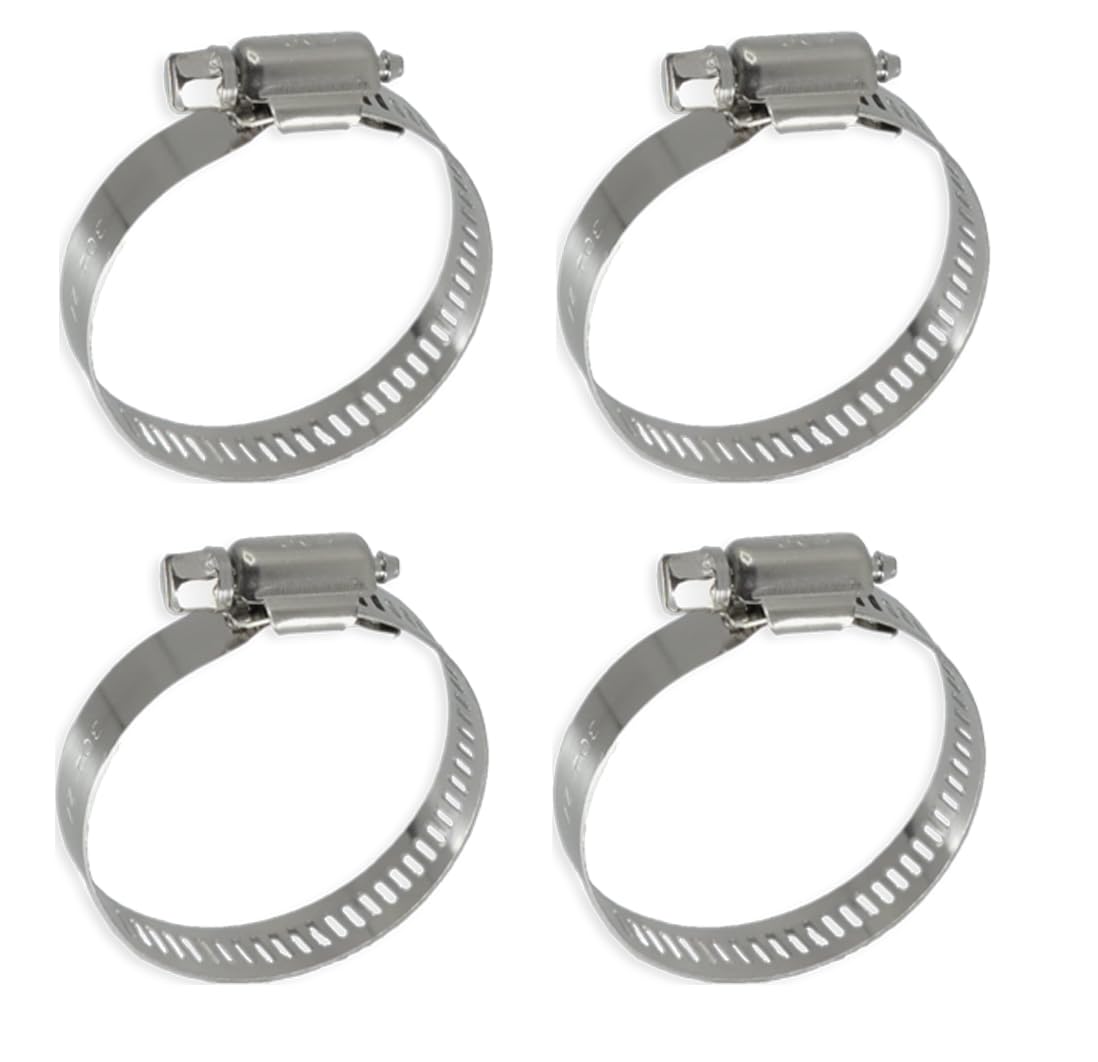 Poolzilla Stainless Steel Hose Clamp for 1 ¼'' to 2'' Pool Filter Connection Hoses