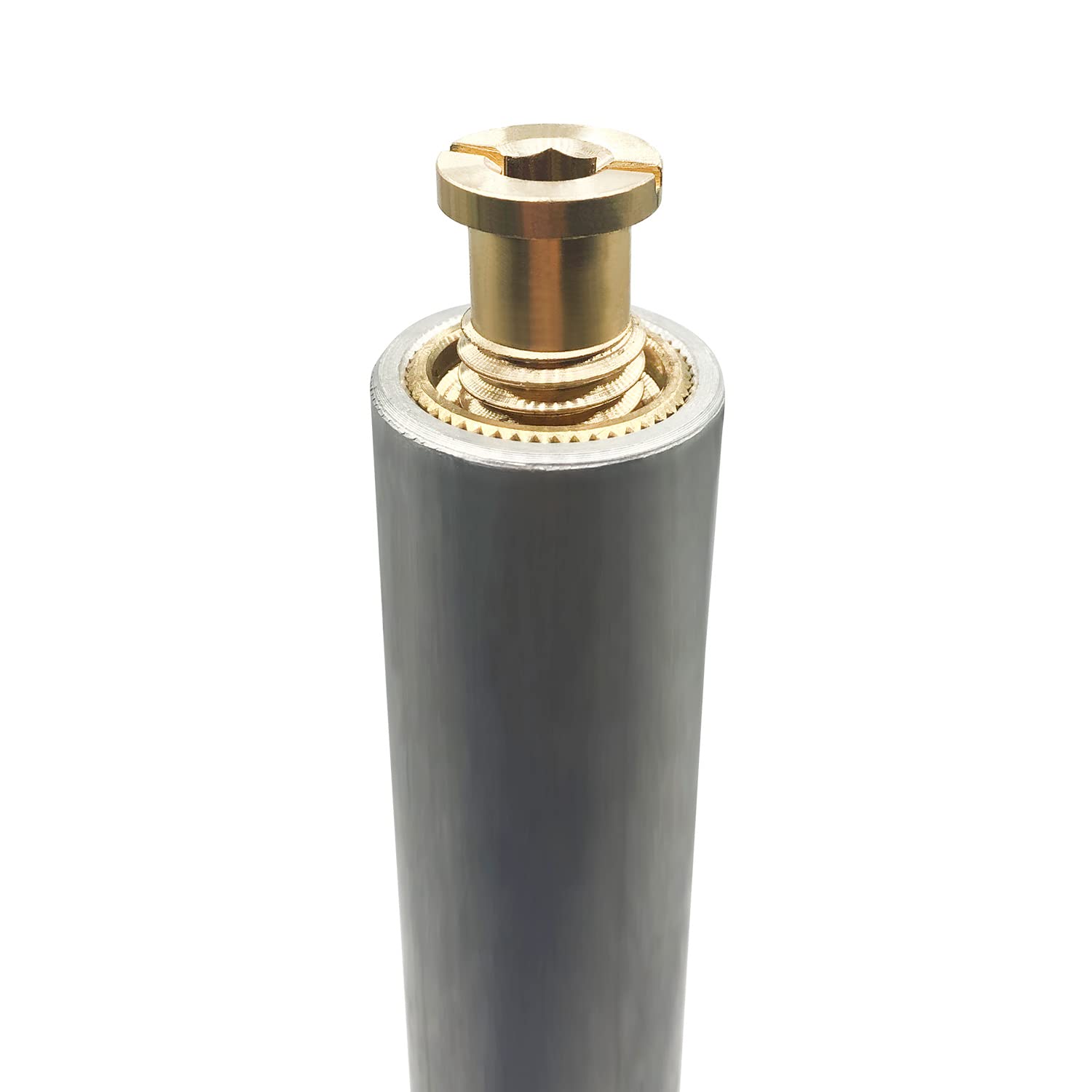 Poolzilla 10” Aluminum Tube with Brass Anchor for Pool Safety Cover Installation