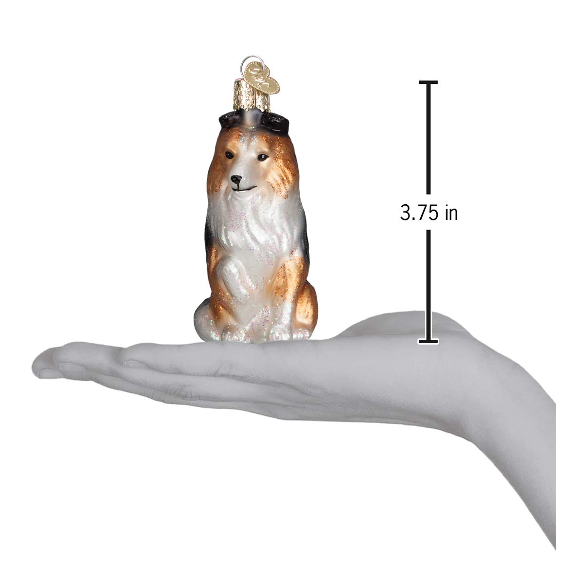 Old World Christmas Bernese Mountain Dog Glass Blown Ornament for Christmas Tree, Handcrafted Holiday Decoration, Dog Collection