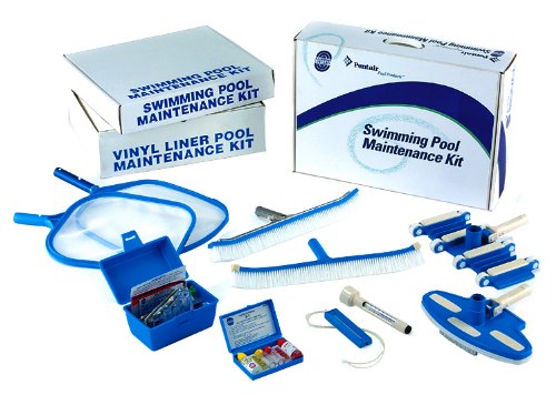 Pentair Rainbow 137 Vinyl Liner Maintenance Kit - Box Includes: 902 Brush, 194 Vacuum, 127 Thermometer, 126 Leaf Net, And 752 Test Kit. | R131066