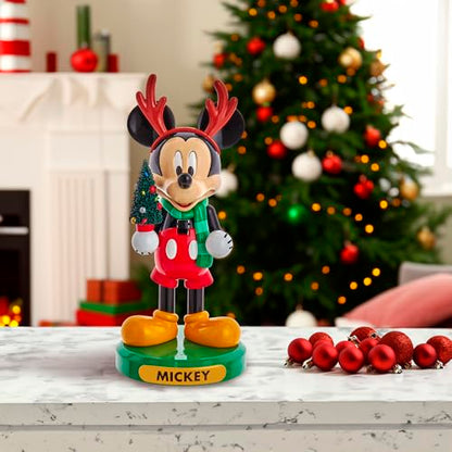 Disney Kurt Adler 6-Inch Mickey Mouse with Tree Nutcracker