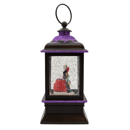 Disney Kurt Adler 9-Inch Battery-Operated Nightmare Before Christmas Jack and Sally Spinning Musical Light-Up Lantern