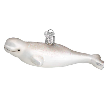 Old World Christmas Beluga Whale 5.5 x 2