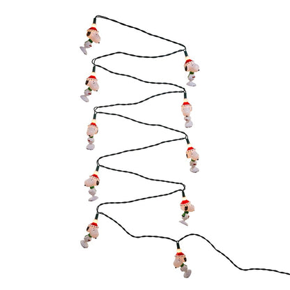 Peanuts Kurt Adler 11-Foot 10-Light Snoopy Light Set