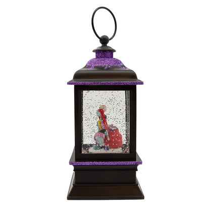 Disney Kurt Adler 9-Inch Battery-Operated Nightmare Before Christmas Jack and Sally Spinning Musical Light-Up Lantern