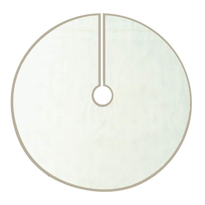 Kurt Adler 54-Inch Ivory Holly Tree Skirt
