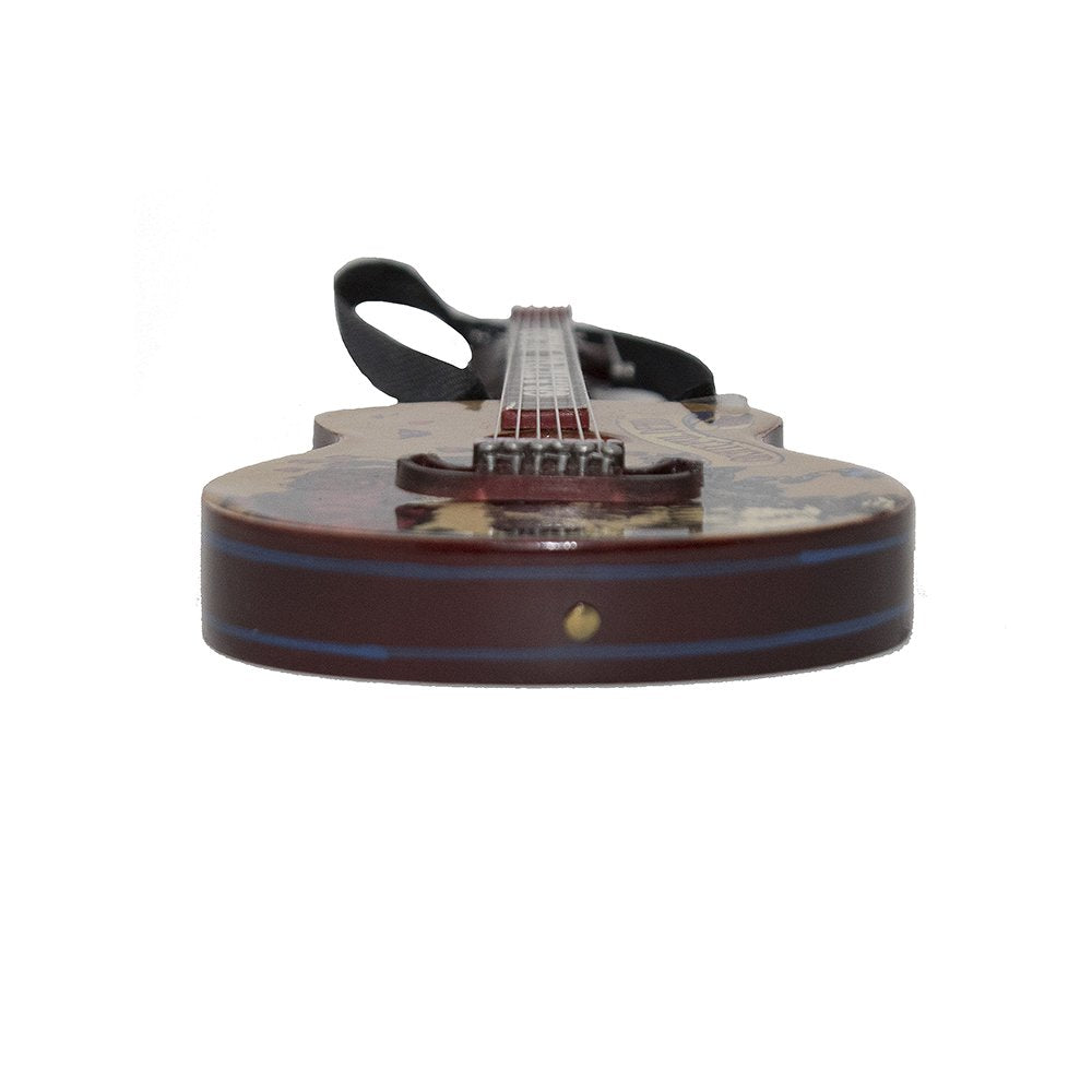 Kurt Adler Grateful Dead Guitar Ornament with Guitar Case, 5.5"