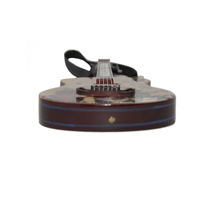 Kurt Adler Grateful Dead Guitar Ornament with Guitar Case, 5.5"