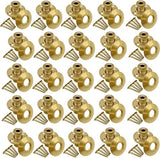 Poolzilla Wood Deck Brass Anchor with Collar for Safety Cover - Universal Fit