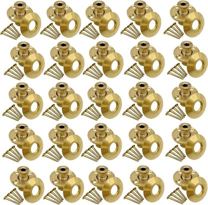 Poolzilla Wood Deck Brass Anchor with Collar for Safety Cover - Universal Fit