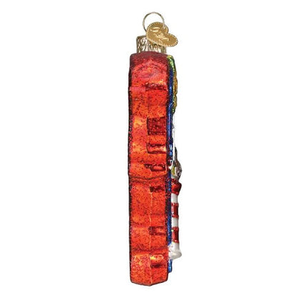 Old World Christmas State of South Carolina Glass Blown Ornament for Christmas Tree, Handcrafted Holiday Decoration, States Collection