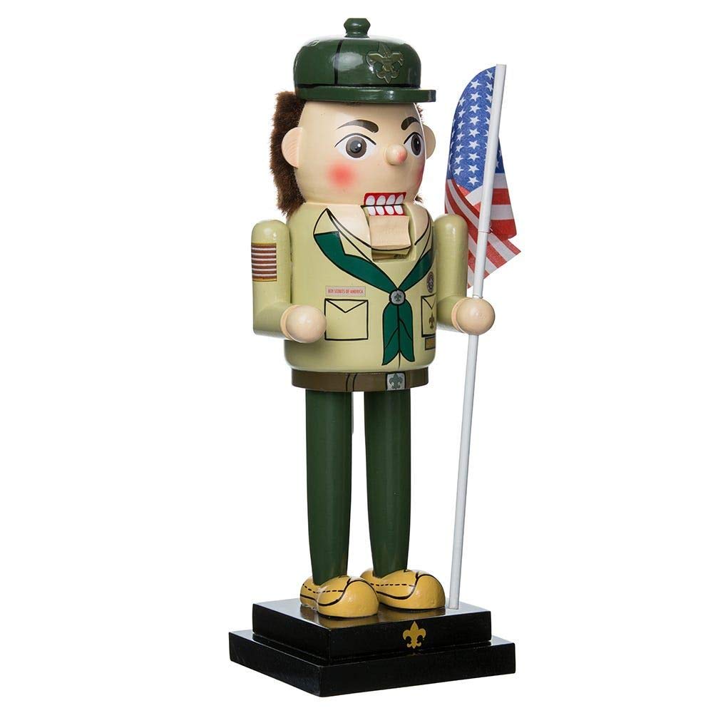 Kurt Adler 12.5" Wooden Boy Scout Nutcracker