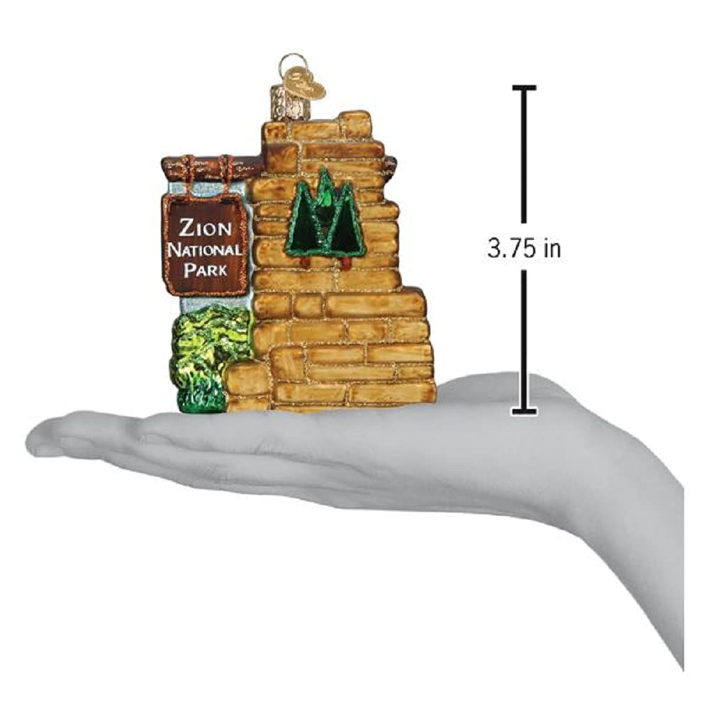 Old World Christmas Ornaments Zion National Park Glass Blown Ornaments for Christmas Tree