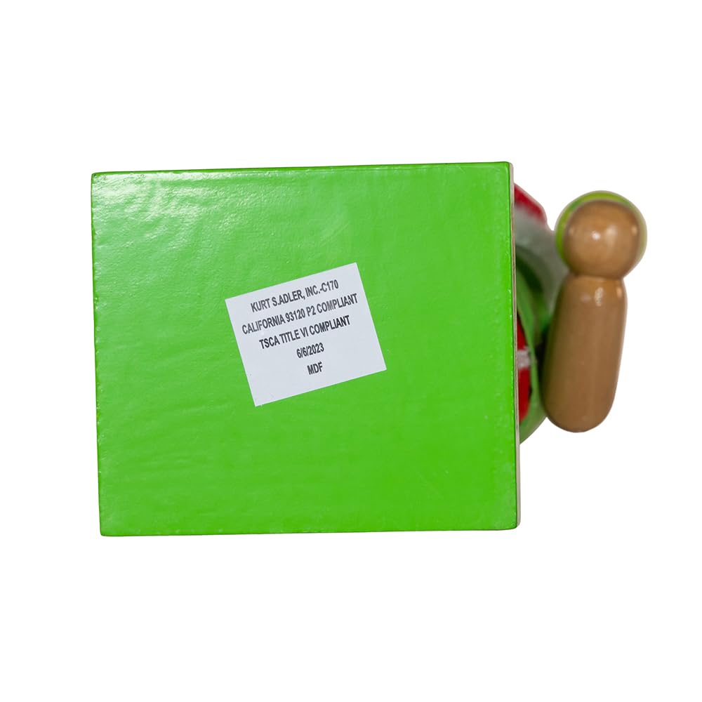 Kurt Adler 12-inch Wooden Pickleball Nutcracker
