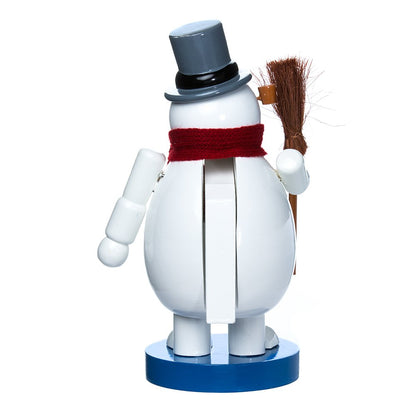 Kurt Adler 10" Wooden Frosty the Snowman Nutcracker