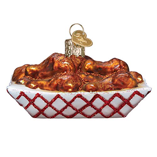 Old World Christmas Hot Wings with Dip Blown Glass 2020 Unique Christmas Ornaments for Christmas Tree Decorations