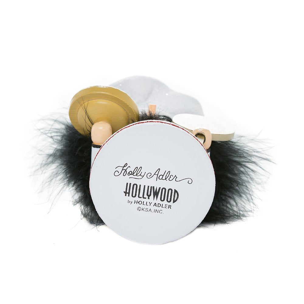 Kurt S. Adler 8-Inch Hollywood Pizza Guy Nutcracker, White