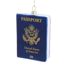 Glass Passport Ornament