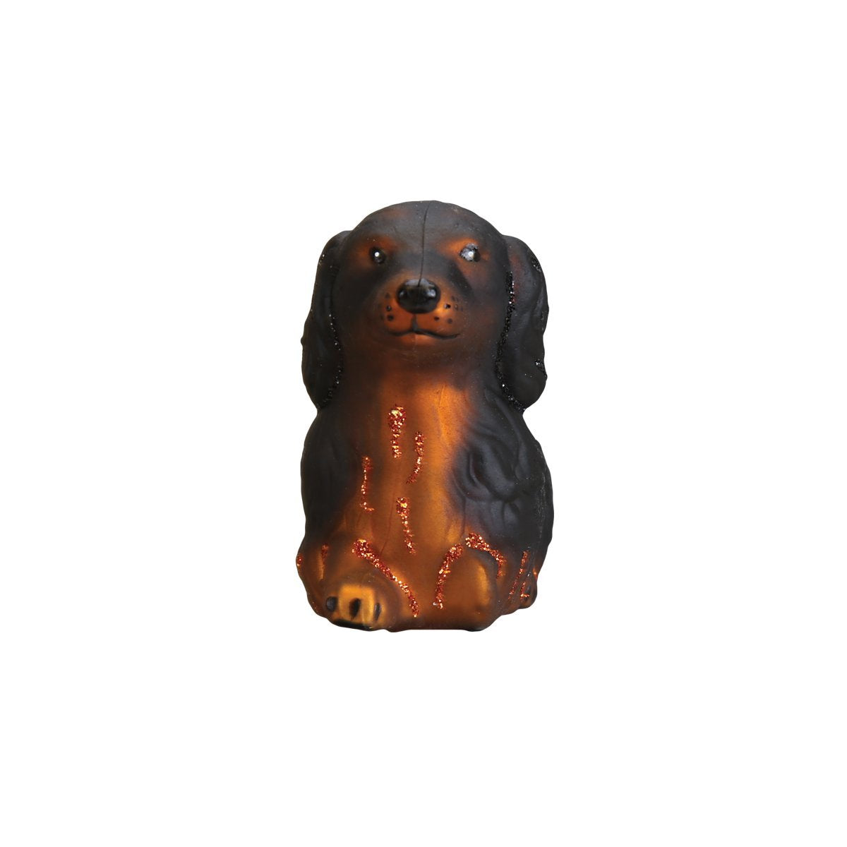 Old World Christmas Glass Blown Ornament Long-Haired Dachshund (12493)