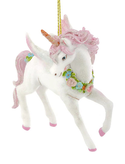 Kurt Adler 3.5" RESIN UNICORN ORNAMENT