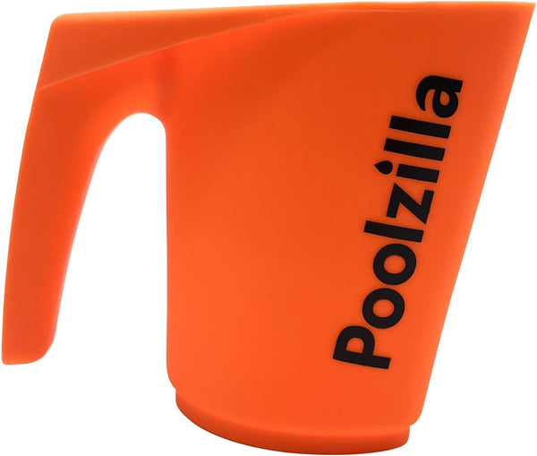 Poolzilla 1 Pack DE and Chemical Scooper, Measures 6" x 5.4", Can Hold (1 Liter/2 Lbs) of Substance