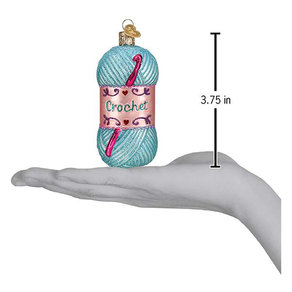 Old World Christmas Crochet Glass Blown Ornaments for Christmas Tree