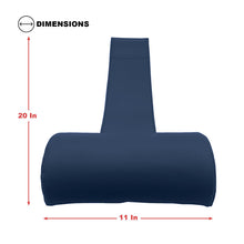 Poolzilla Blue Spa Pillow for Outdoor Hot Tubs