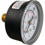 Pentair Pressure Gauge Rear Mount w/ Indicator | 190059Z