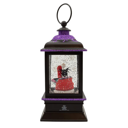 Disney Kurt Adler 9-Inch Battery-Operated Nightmare Before Christmas Jack and Sally Spinning Musical Light-Up Lantern