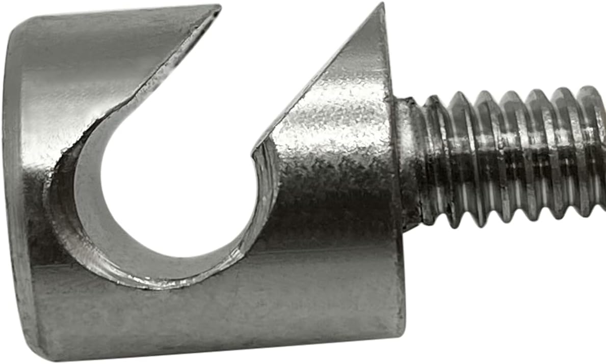 Poolzilla Stainless Steel Head for Wall Anchors - Screw for Pool Safety Cover Wall Anchors (Fits Poolzilla 3'' Wall Anchor)